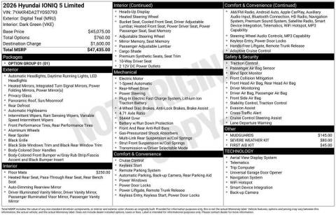 2026 Hyundai Ioniq 5 Limited