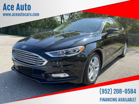 2018 Ford Fusion Energi for sale at Ace Auto in Jordan MN