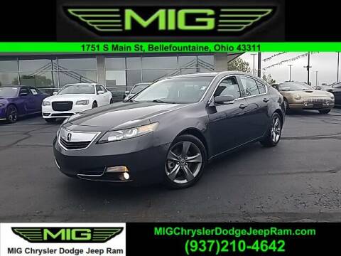 2012 Acura TL for sale at MIG Chrysler Dodge Jeep Ram in Bellefontaine OH