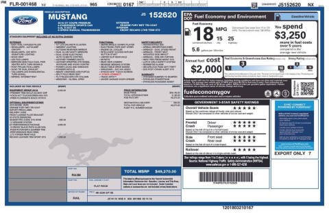 2018 Ford Mustang GT Premium