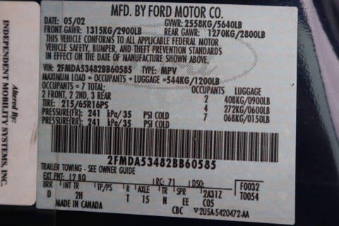 2002 Ford Windstar SEL