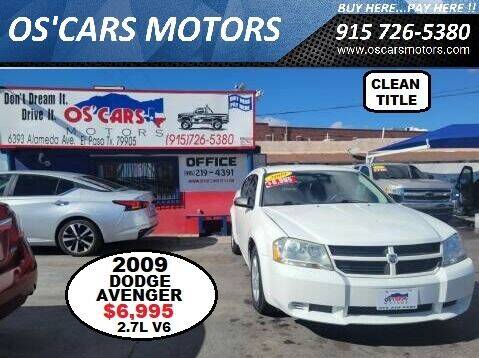 2009 Dodge Avenger for sale at Os'Cars Motors in El Paso TX