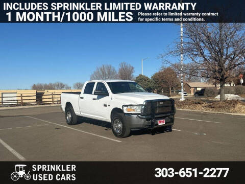 2011 RAM 2500 for sale at Sprinkler Used Cars in Longmont CO