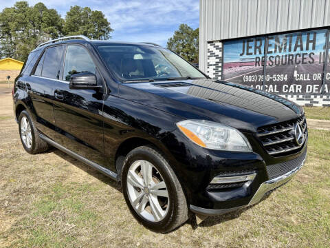 2014 Mercedes-Benz M-Class for sale at Jeremiah 29:11 Auto Sales in Avinger TX