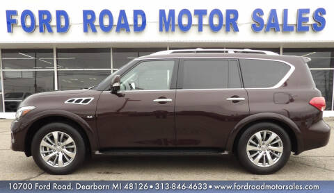 2016 Infiniti QX80 for sale at Ford Road Motor Sales in Dearborn MI