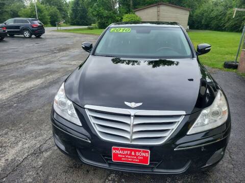 2010 Hyundai Genesis for sale at Knauff & Sons Motor Sales in New Vienna OH