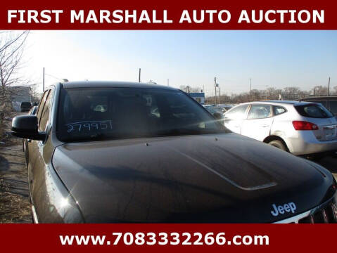 2012 Jeep Grand Cherokee for sale at First Marshall Auto Auction in Harvey IL