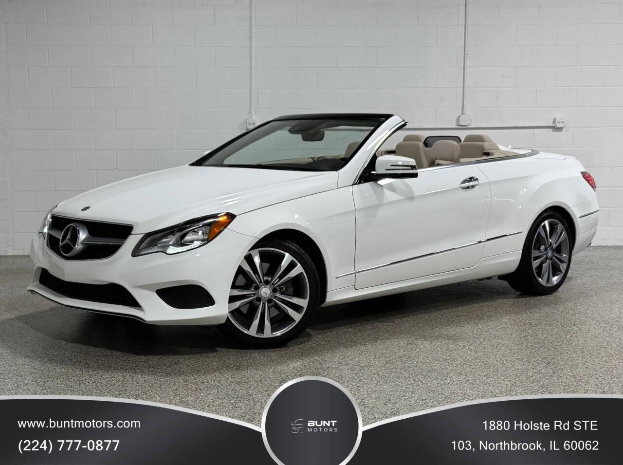 Off white 2014 Mercedes-Benz E-Class E 350 Convertible E 350 2dr Convertible 1