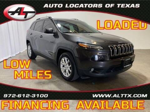 2017 Jeep Cherokee for sale at AUTO LOCATORS OF TEXAS in Plano TX