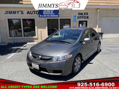 2011 Honda Civic for sale at JIMMY'S AUTO WHOLESALE in Brentwood CA