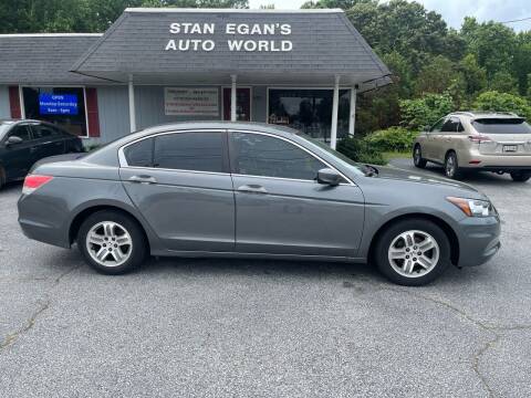 2012 Honda Accord for sale at STAN EGAN'S AUTO WORLD, INC. in Greer SC