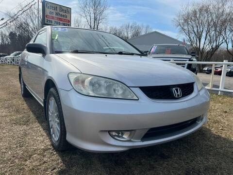 2005 Honda Civic for sale at GREAT DEALS ON WHEELS in Michigan City IN