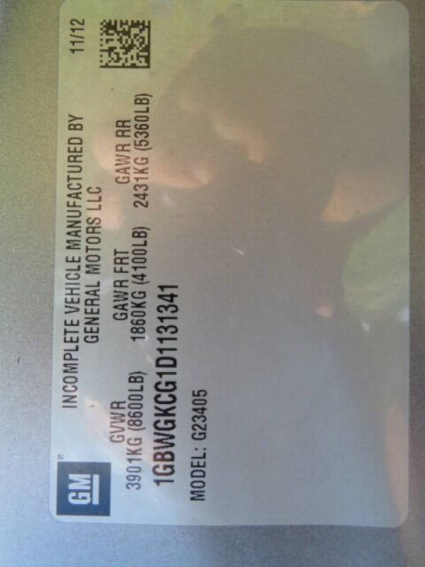 2013 Chevrolet Express 2500