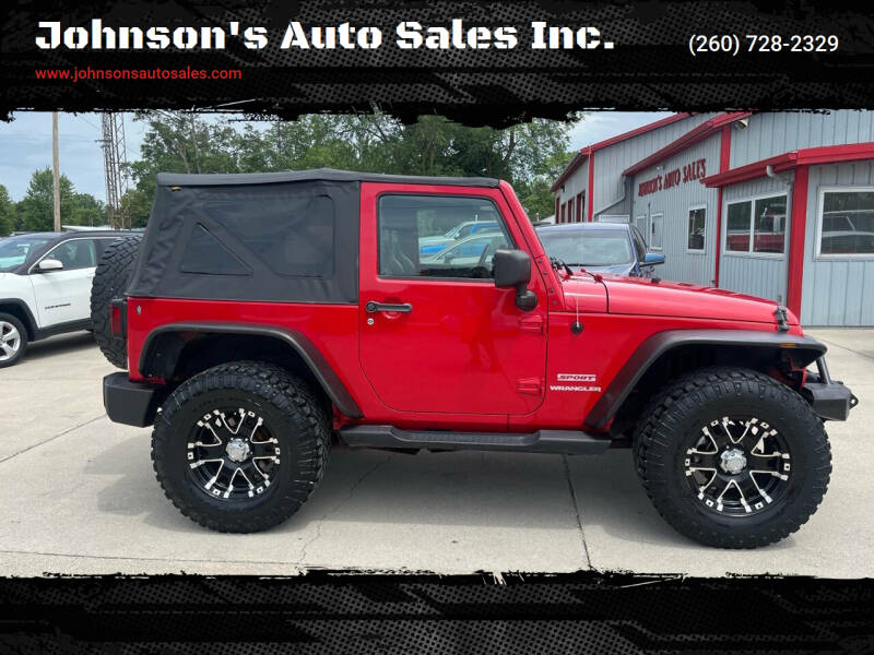 2010 Jeep Wrangler for sale at Johnson's Auto Sales Inc. in Decatur IN