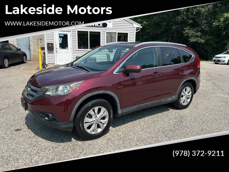 2013 Honda CR-V for sale at Lakeside Motors in Haverhill MA