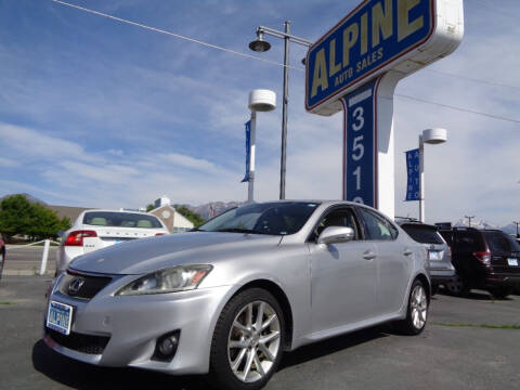 2012 Lexus IS 250 for sale at Alpine Auto Sales in Salt Lake City UT