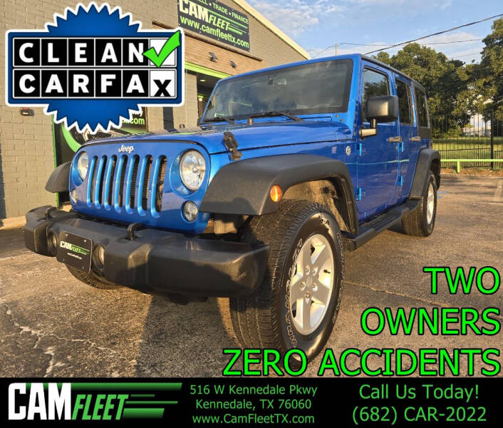 2015 Jeep Wrangler Unlimited for sale at Camfleet in Kennedale TX