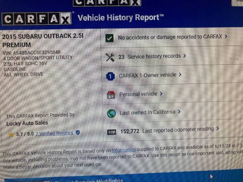 2015 Subaru Outback 2.5i Premium