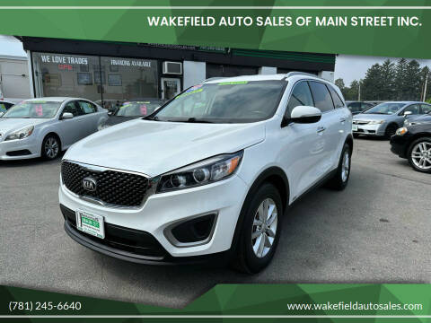 2016 Kia Sorento for sale at Wakefield Auto Sales of Main Street Inc. in Wakefield MA