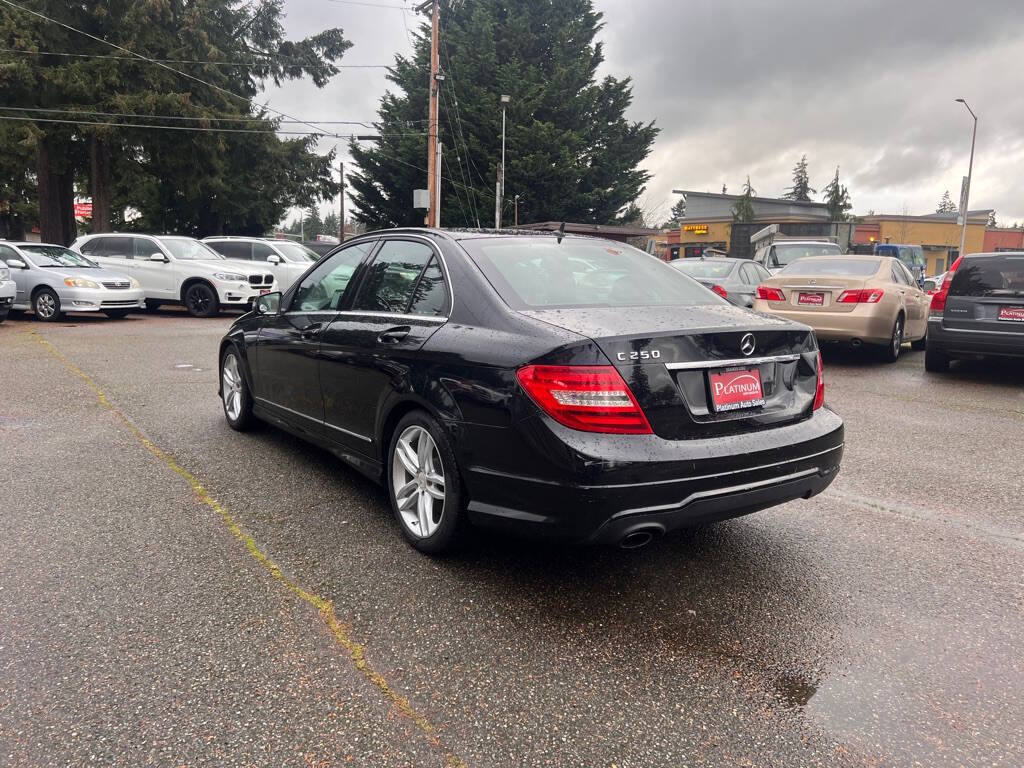 2013 Mercedes-Benz C-Class for sale at PLATINUM AUTO SALES INC in Lacey, WA