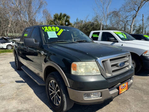 2005 Ford F-150 for sale at DION'S TRUCKS & CARS LLC in Alvin TX