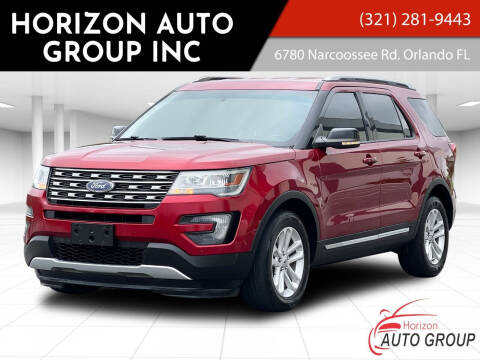 2016 Ford Explorer for sale at HORIZON AUTO GROUP INC in Orlando FL