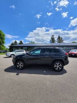2014 Jeep Cherokee for sale at ROSSTEN AUTO SALES in Grand Forks ND