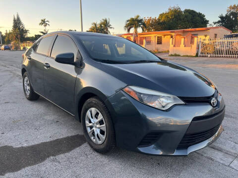 2016 Toyota Corolla for sale at MIAMI FINE CARS & TRUCKS in Hialeah FL