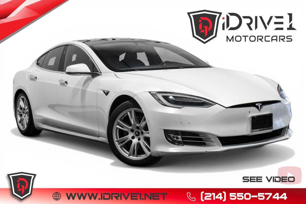 White 2021 Tesla Model S Long Range Plus AWD Long Range Plus 4dr Liftback 1