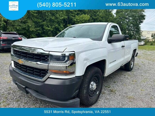 2017 Chevrolet Silverado 1500 for sale at 63 Auto Inc in Spotsylvania, VA