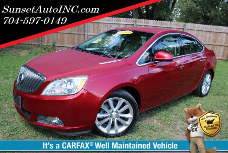 2013 Buick Verano for sale at Sunset Auto in Charlotte NC