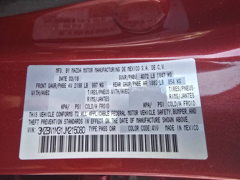 2018 Mazda MAZDA3 Grand Touring