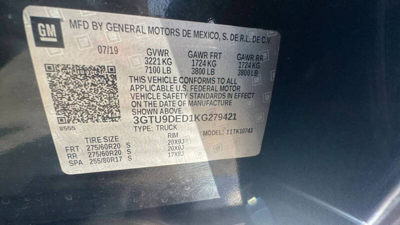 2019 GMC Sierra 1500