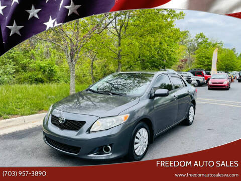 2009 Toyota Corolla for sale at Freedom Auto Sales in Chantilly VA