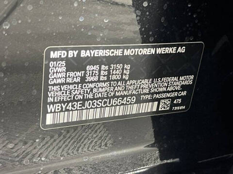 2025 BMW i7 eDrive50