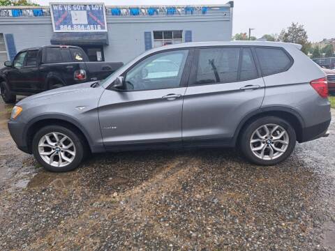2013 BMW X3 for sale at We've Got A lot in Gaffney SC