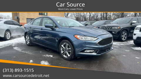 2018 Ford Fusion for sale at Car Source in Detroit MI