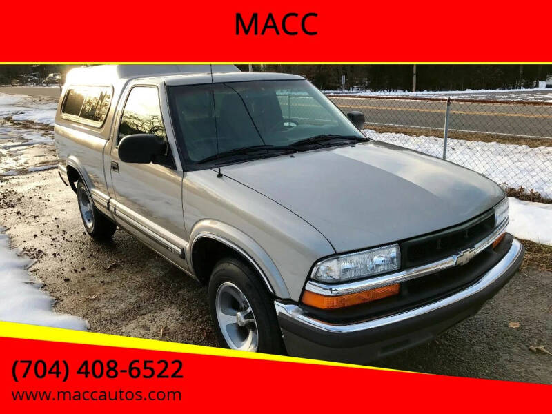 2000 Chevrolet S-10 for sale at MACC in Gastonia NC