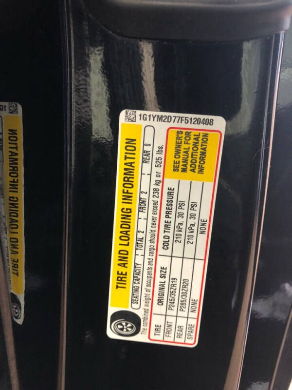 2015 Chevrolet Corvette Stingray Z51