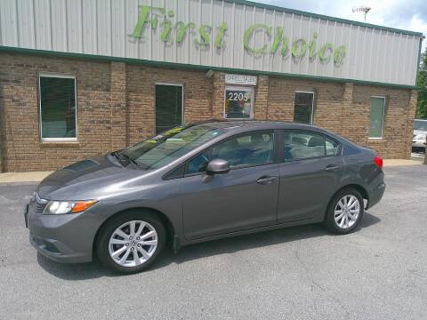 2012 Honda Civic for sale at First Choice Auto in Greenville SC