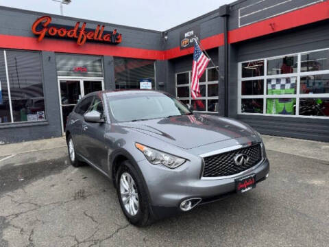 2017 Infiniti QX70 for sale at Goodfella's  Motor Company in Tacoma WA