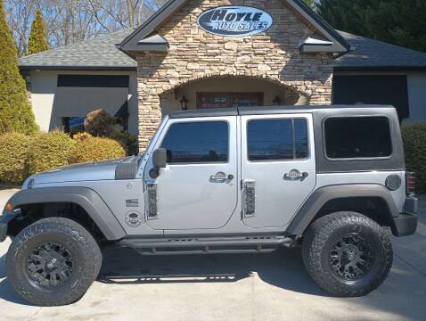 2013 Jeep Wrangler Unlimited for sale at Hoyle Auto Sales in Taylorsville NC