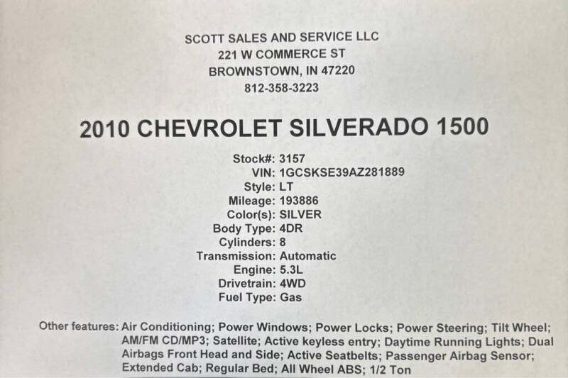 2010 Chevrolet Silverado 1500