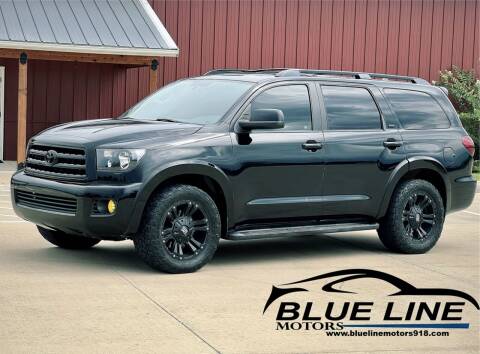 2014 Toyota Sequoia for sale at Blue Line Motors in Bixby OK