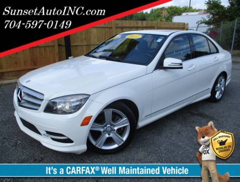 2011 Mercedes-Benz C-Class for sale at Sunset Auto in Charlotte NC