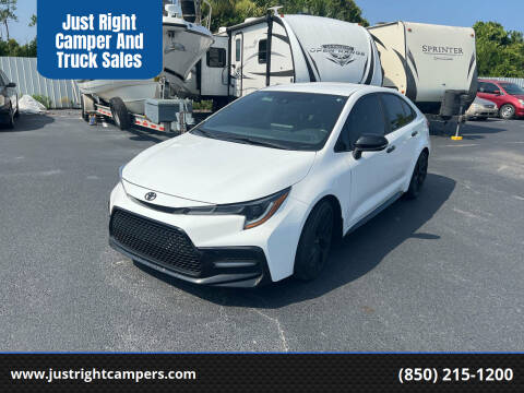 2021 Toyota Corolla for sale at Just Right Camper And Truck Sales in Panama City FL