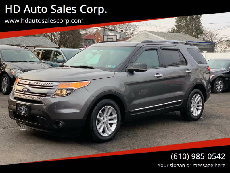 2012 Ford Explorer for sale at HD Auto Sales Corp. in Reading PA