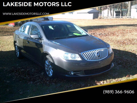 2012 Buick LaCrosse for sale at LAKESIDE MOTORS LLC in Houghton Lake MI