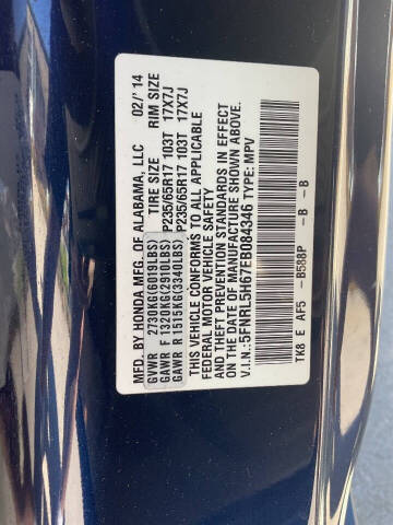 2014 Honda Odyssey EX-L w/DVD