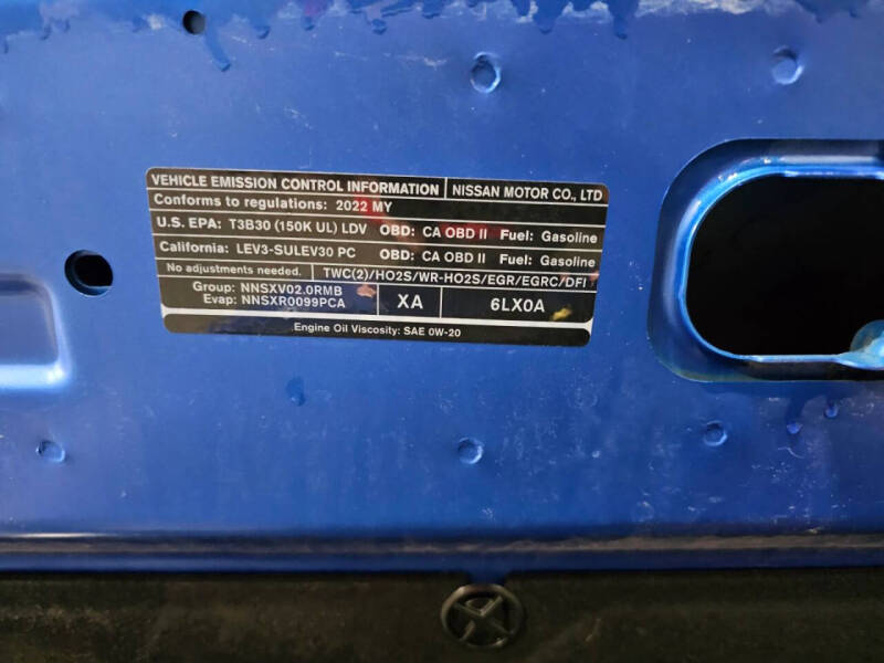 2022 Nissan Sentra SV